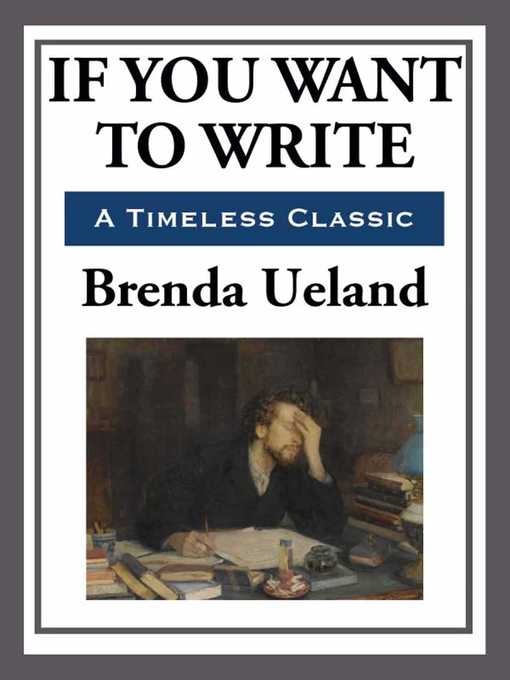 Cover image for If You Want to Write